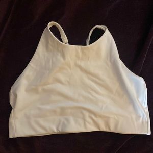 Girlfriend Collective Topanga Bra in Ivory